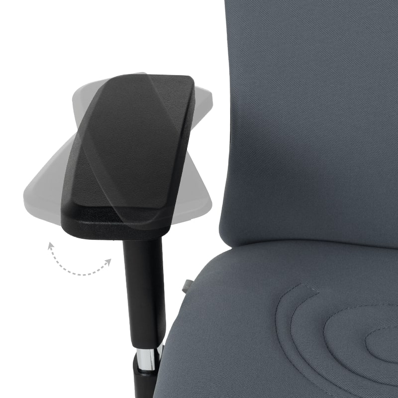 Ергономичен офис стол Carmen COTIA тъмносив